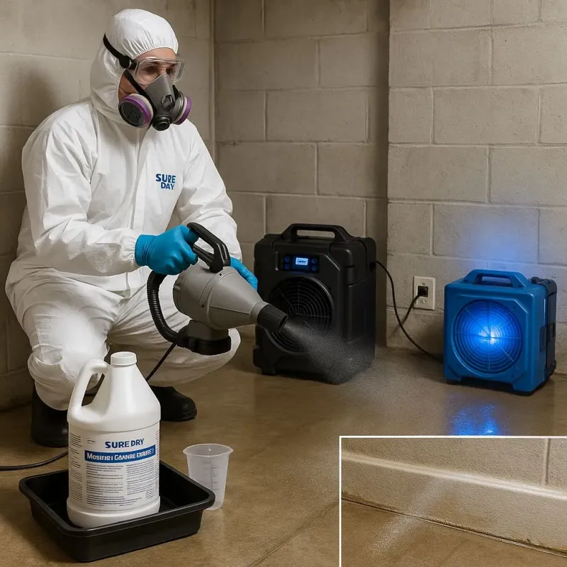 Sanitization and Odor Removal process in Luther, OK