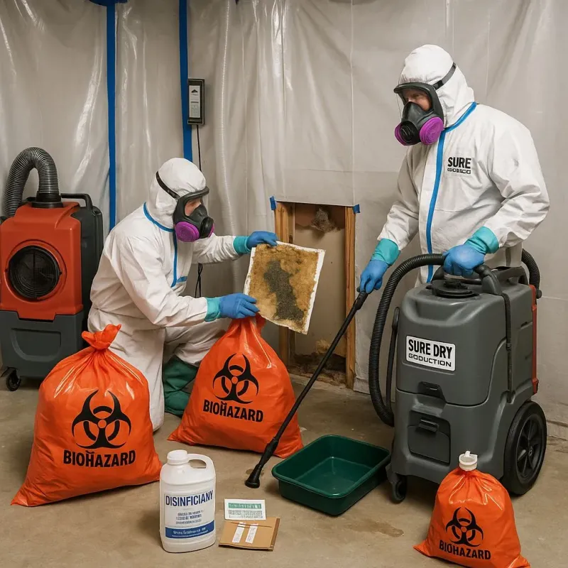 Contaminated Water Handling Protocols process in Luther, OK